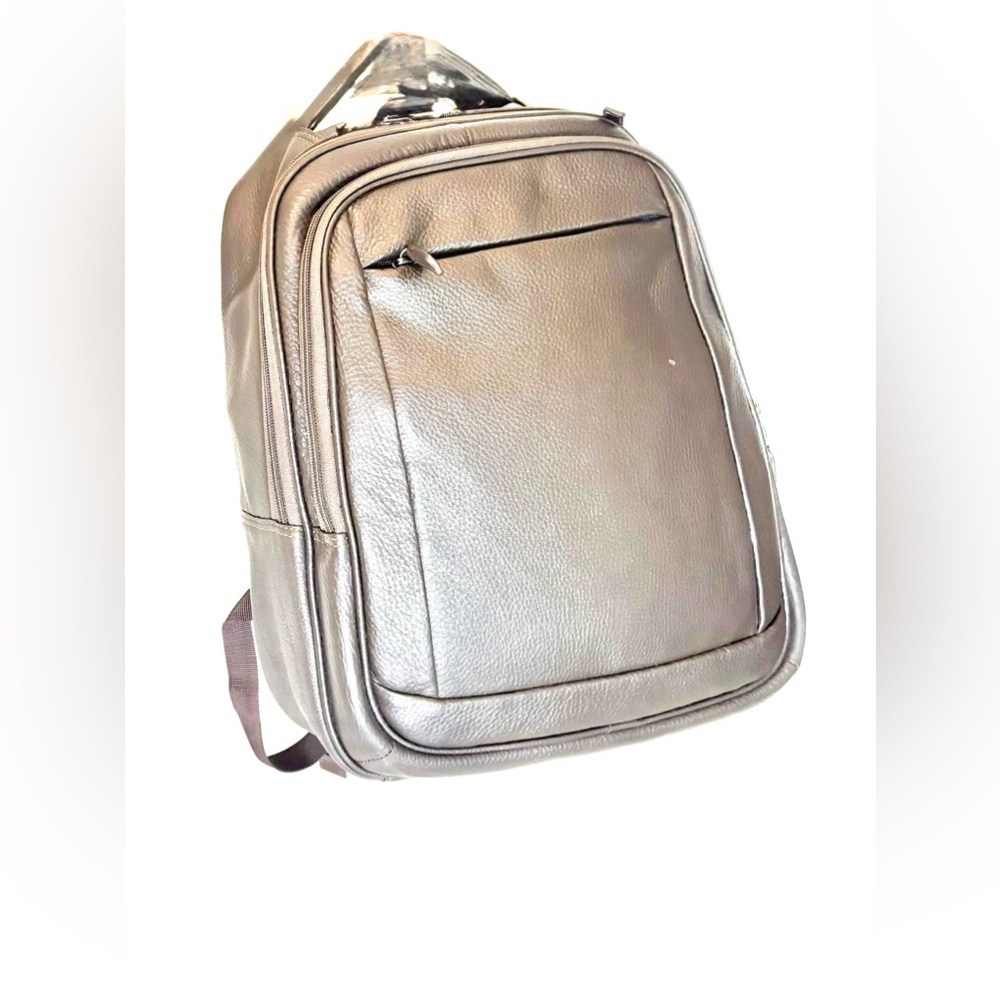 Levenger Backpack Leather Dark Brown - Picture 11 of 12